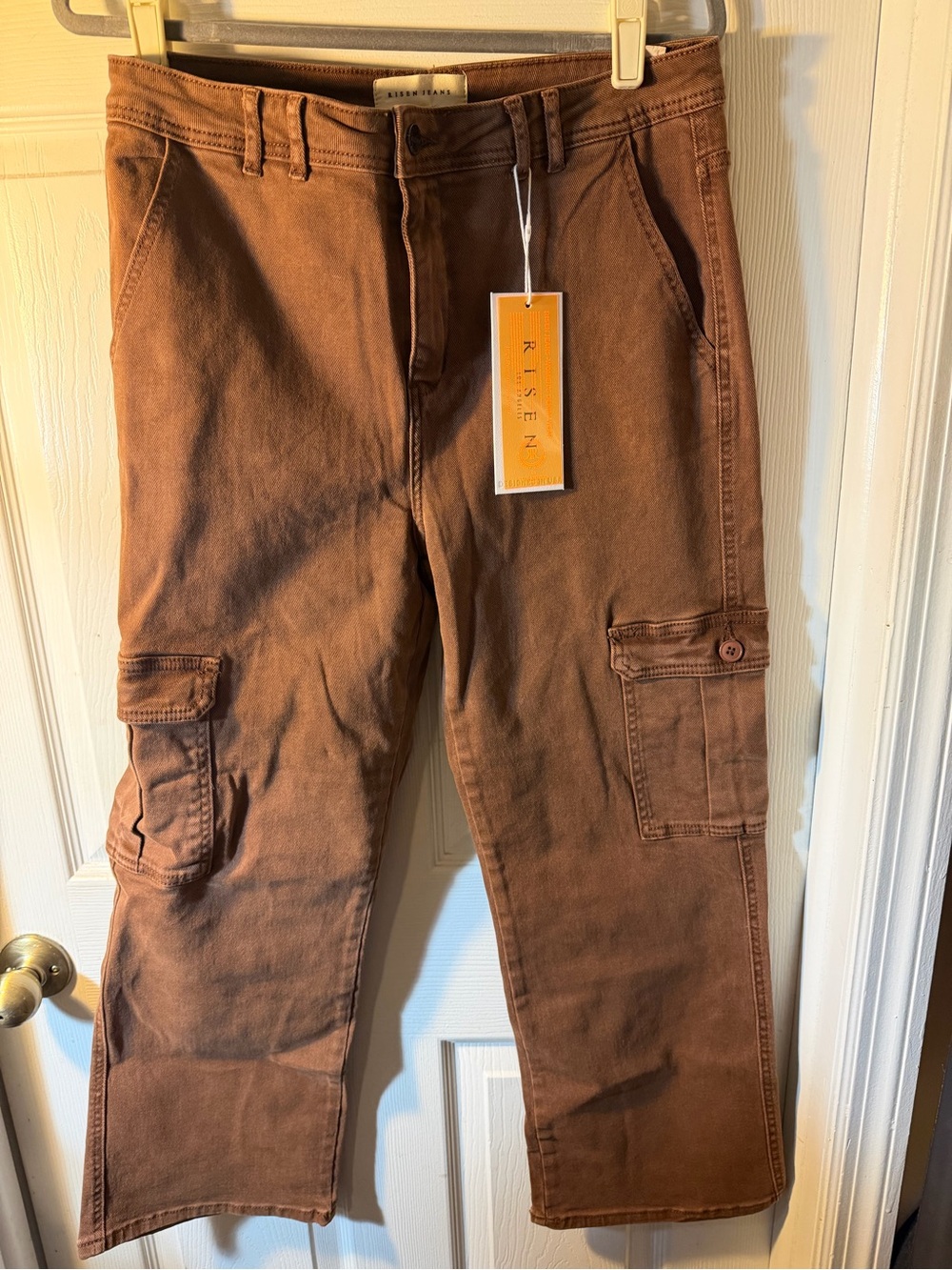 Risen Women’s  Cargo Pants - Brown